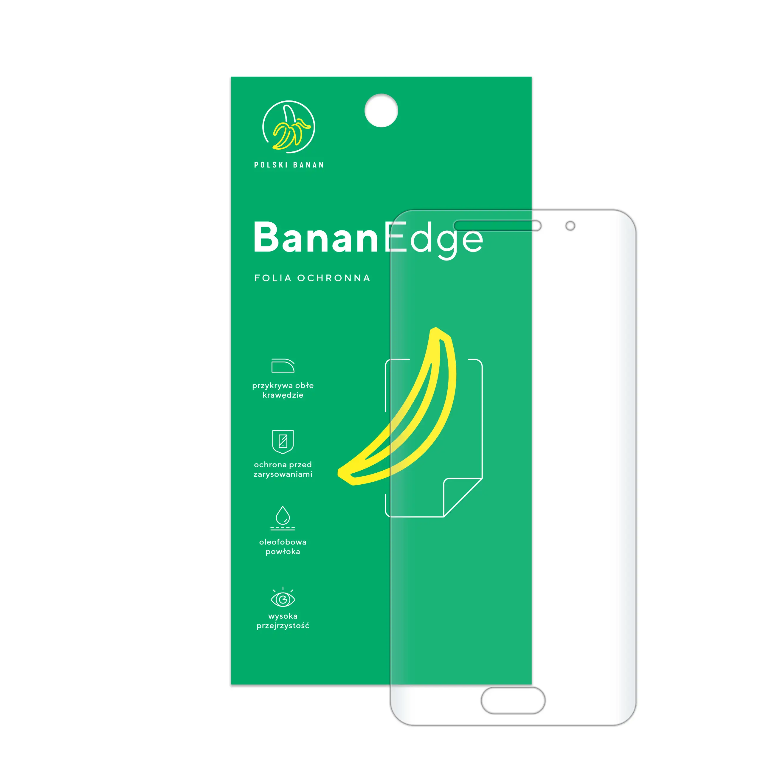 Folia ochronna Polski Banan BananEdge z opakowaniem do telefonu Samsung Galaxy Note 8